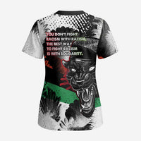 Bobby Seale Scrub Top Black Panther Artwork Solidarity Quote Revolutionary Civil Rights Tribute - Wonder Print Shop