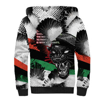 Bobby Seale Sherpa Hoodie Black Panther Artwork Solidarity Quote Revolutionary Civil Rights Tribute - Wonder Print Shop