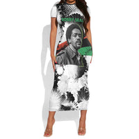 Bobby Seale Short Sleeve Bodycon Dress Black Panther Artwork Solidarity Quote Revolutionary Civil Rights Tribute - Wonder Print Shop