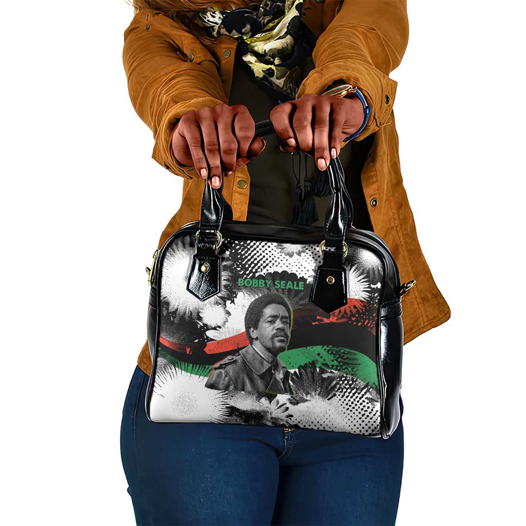 Bobby Seale Shoulder Handbag Black Panther Artwork Solidarity Quote Revolutionary Civil Rights Tribute - Wonder Print Shop