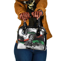 Bobby Seale Shoulder Handbag Black Panther Artwork Solidarity Quote Revolutionary Civil Rights Tribute - Wonder Print Shop