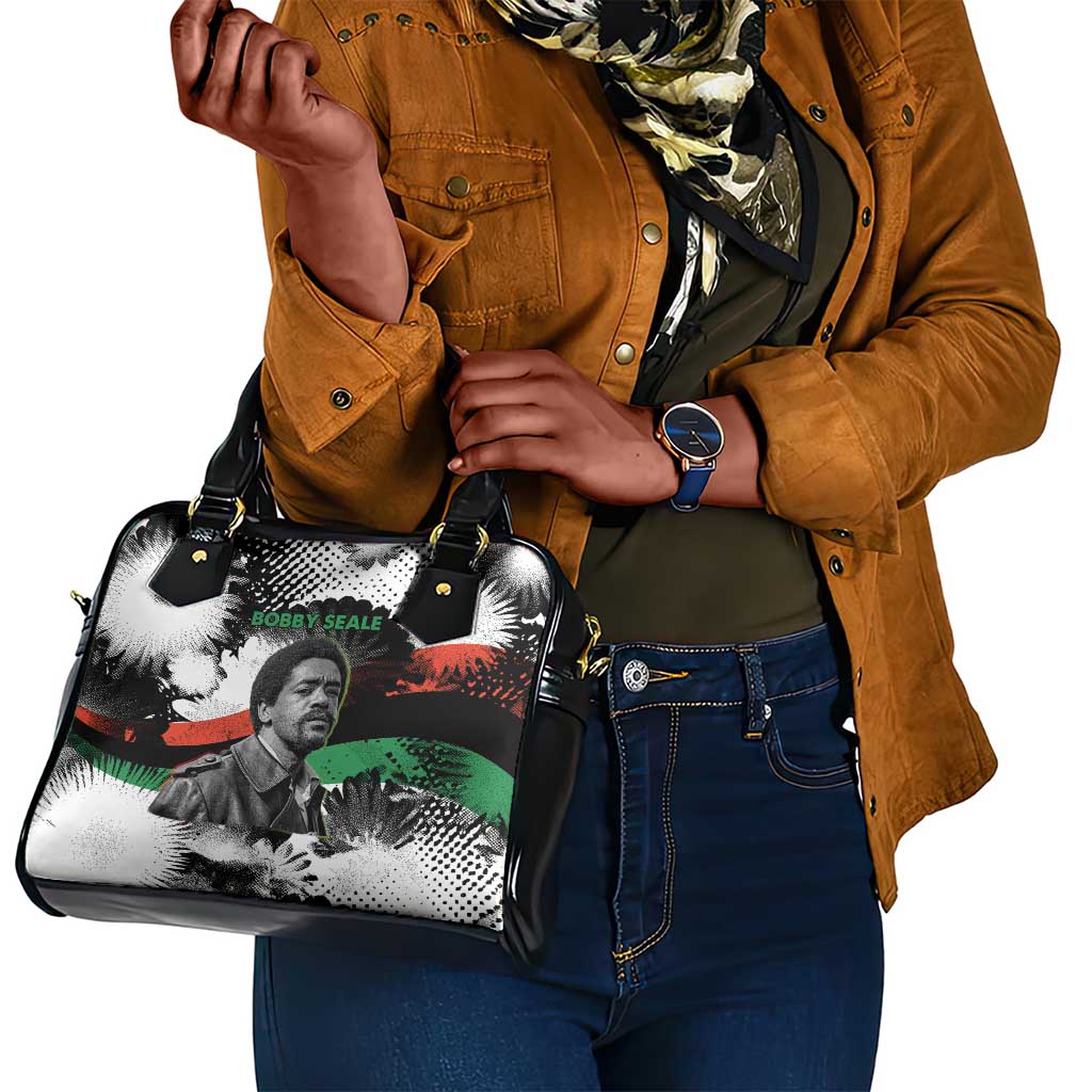 Bobby Seale Shoulder Handbag Black Panther Artwork Solidarity Quote Revolutionary Civil Rights Tribute - Wonder Print Shop