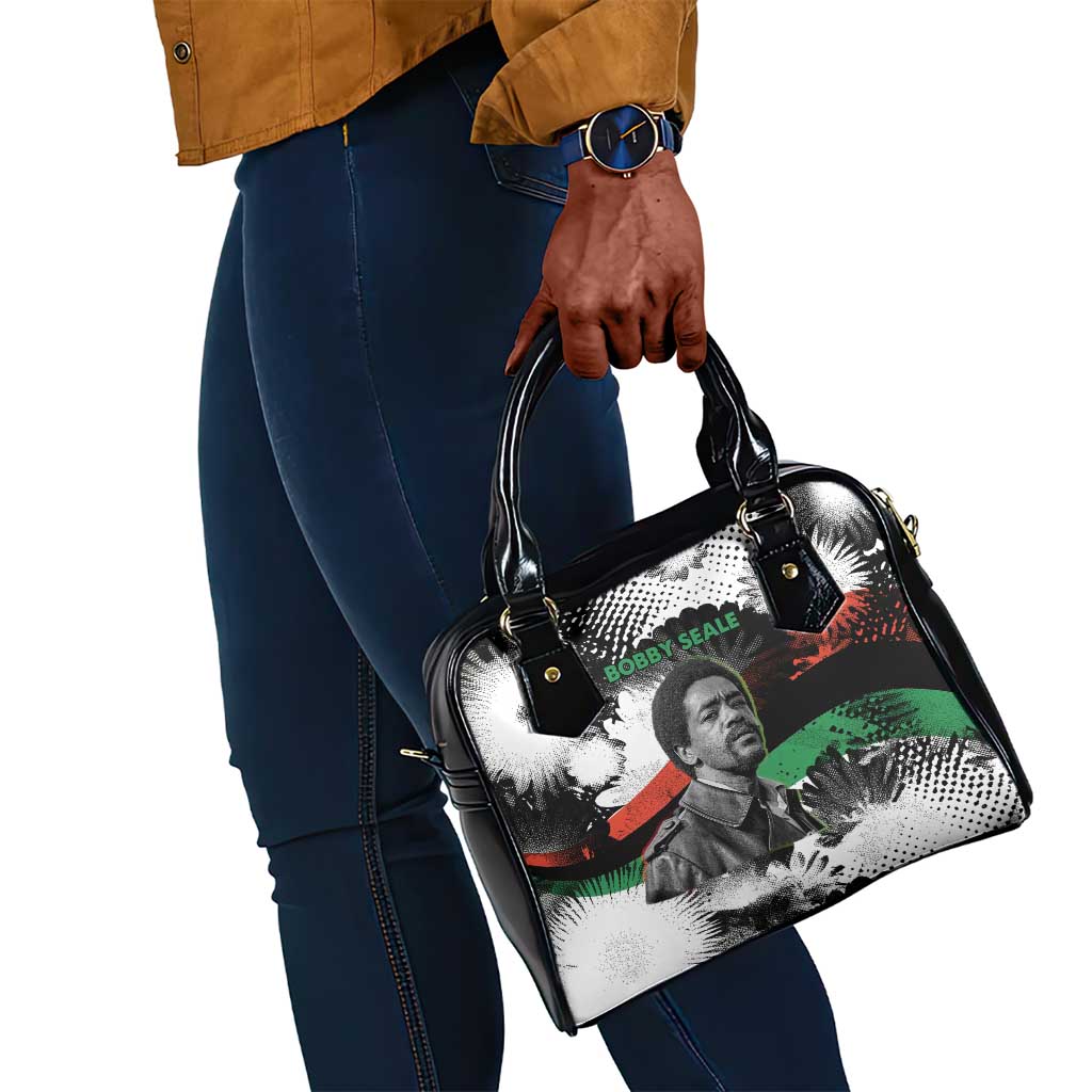 Bobby Seale Shoulder Handbag Black Panther Artwork Solidarity Quote Revolutionary Civil Rights Tribute - Wonder Print Shop