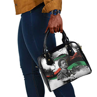 Bobby Seale Shoulder Handbag Black Panther Artwork Solidarity Quote Revolutionary Civil Rights Tribute - Wonder Print Shop