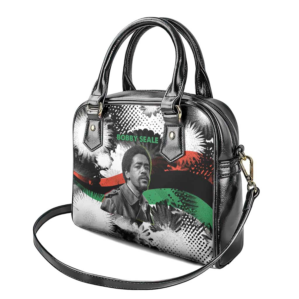 Bobby Seale Shoulder Handbag Black Panther Artwork Solidarity Quote Revolutionary Civil Rights Tribute - Wonder Print Shop