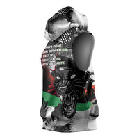 Bobby Seale Sleeveless Hoodie Black Panther Artwork Solidarity Quote Revolutionary Civil Rights Tribute - Wonder Print Shop