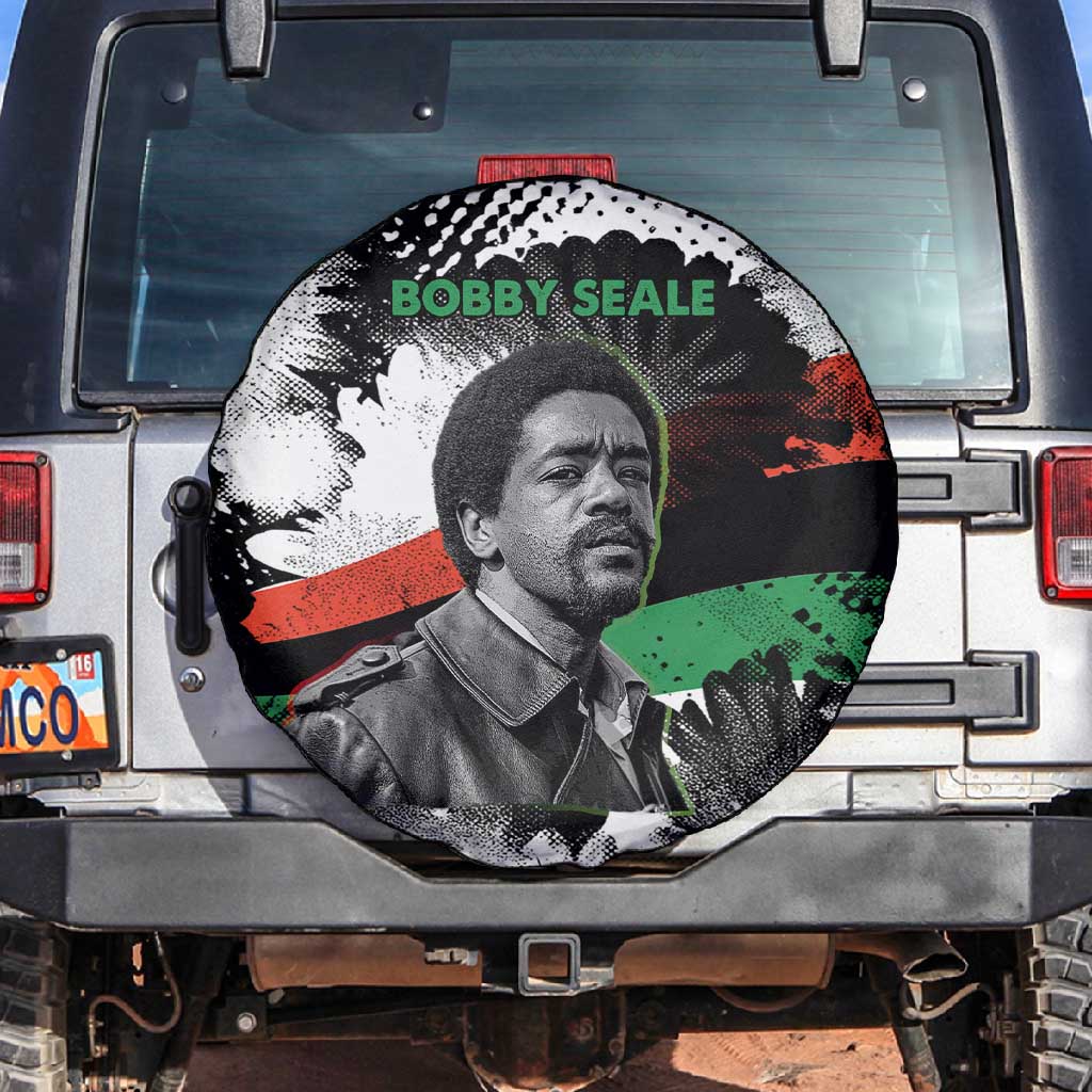 Bobby Seale Spare Tire Cover Black Panther Artwork Solidarity Quote Revolutionary Civil Rights Tribute - Wonder Print Shop