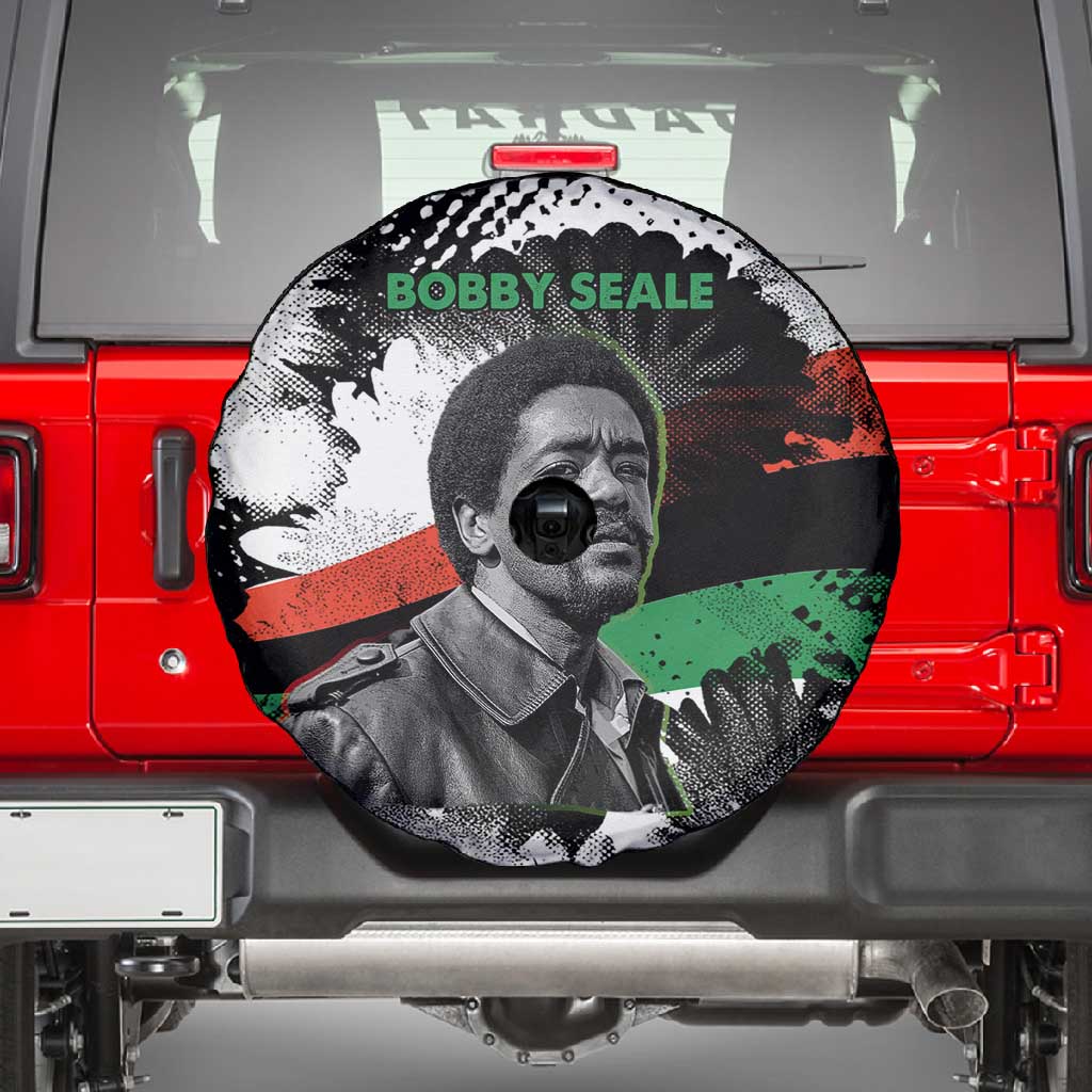Bobby Seale Spare Tire Cover Black Panther Artwork Solidarity Quote Revolutionary Civil Rights Tribute - Wonder Print Shop