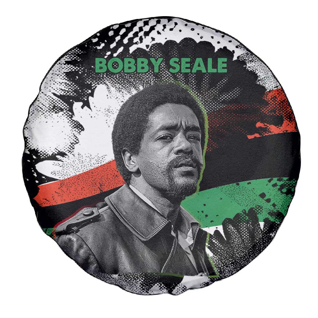Bobby Seale Spare Tire Cover Black Panther Artwork Solidarity Quote Revolutionary Civil Rights Tribute - Wonder Print Shop