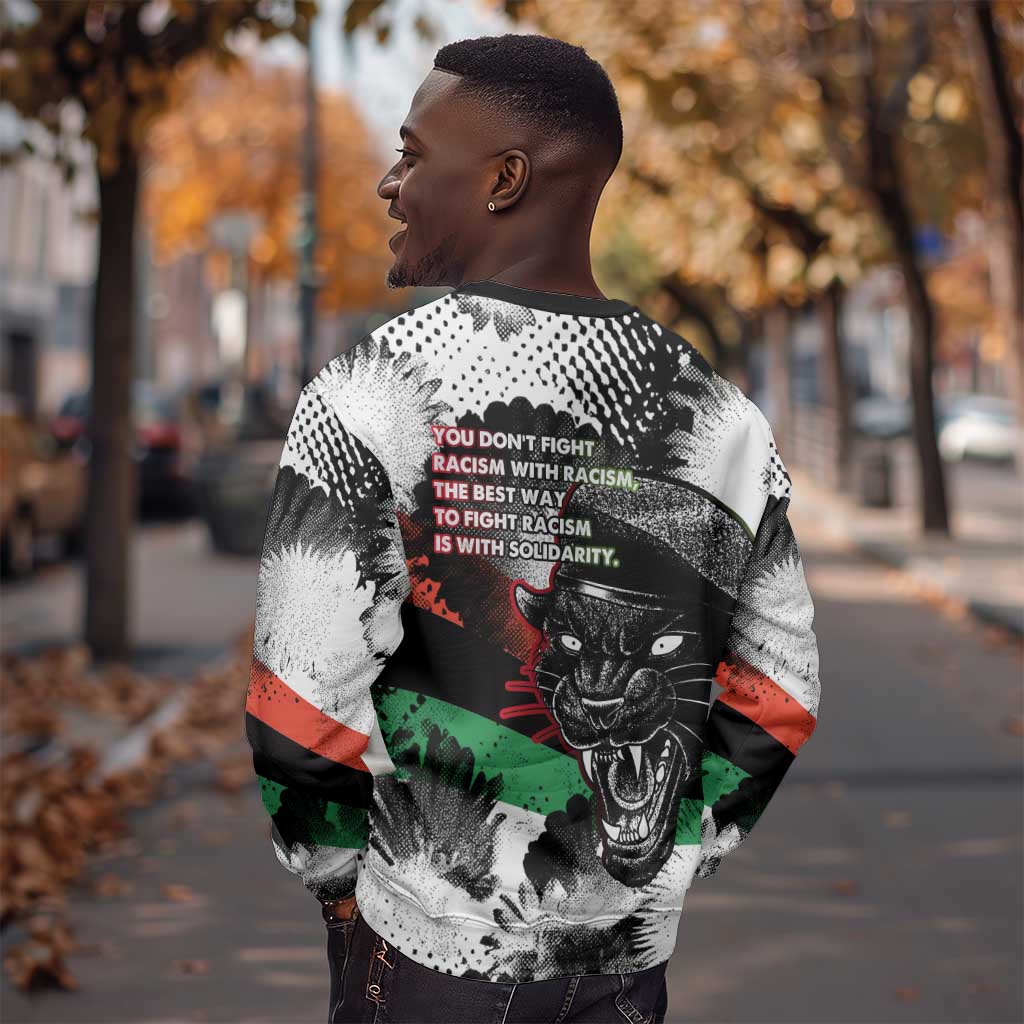 Bobby Seale Sweatshirt Black Panther Artwork Solidarity Quote Revolutionary Civil Rights Tribute - Wonder Print Shop
