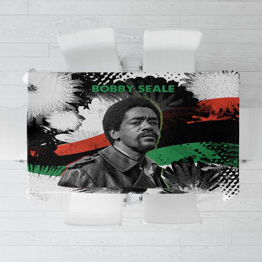 Bobby Seale Tablecloth Black Panther Artwork Solidarity Quote Revolutionary Civil Rights Tribute - Wonder Print Shop