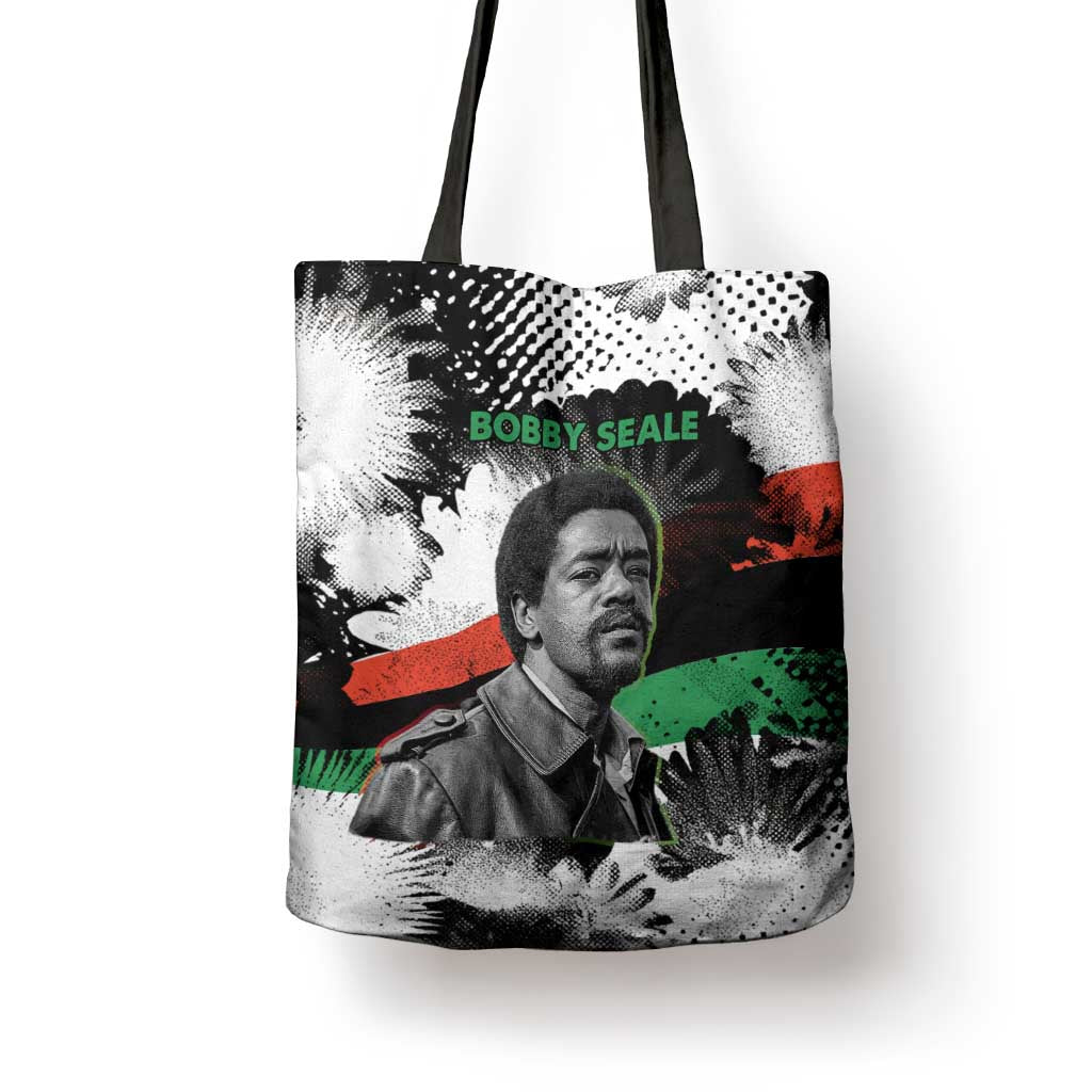 Bobby Seale Tote Bag Black Panther Artwork Solidarity Quote Revolutionary Civil Rights Tribute - Wonder Print Shop
