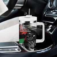 Bobby Seale Tumbler With Handle Black Panther Artwork Solidarity Quote Revolutionary Civil Rights Tribute - Wonder Print Shop