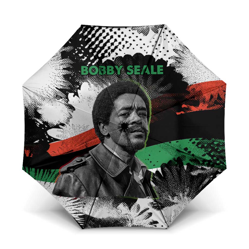 Bobby Seale Umbrella Black Panther Artwork Solidarity Quote Revolutionary Civil Rights Tribute - Wonder Print Shop