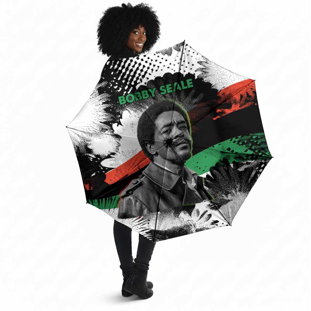 Bobby Seale Umbrella Black Panther Artwork Solidarity Quote Revolutionary Civil Rights Tribute - Wonder Print Shop
