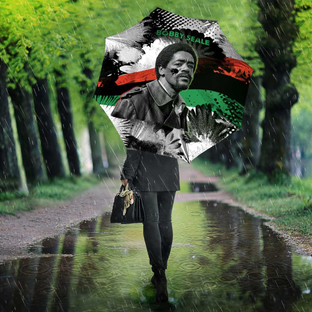 Bobby Seale Umbrella Black Panther Artwork Solidarity Quote Revolutionary Civil Rights Tribute - Wonder Print Shop