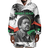 Bobby Seale Wearable Blanket Hoodie Black Panther Artwork Solidarity Quote Revolutionary Civil Rights Tribute - Wonder Print Shop