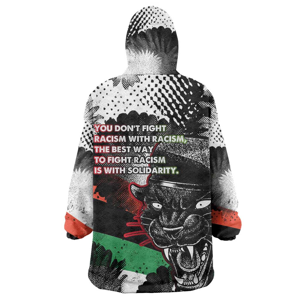 Bobby Seale Wearable Blanket Hoodie Black Panther Artwork Solidarity Quote Revolutionary Civil Rights Tribute - Wonder Print Shop