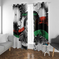 Bobby Seale Window Curtain Black Panther Artwork Solidarity Quote Revolutionary Civil Rights Tribute - Wonder Print Shop