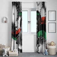 Bobby Seale Window Curtain Black Panther Artwork Solidarity Quote Revolutionary Civil Rights Tribute - Wonder Print Shop