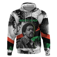 Bobby Seale Zip Hoodie Black Panther Artwork Solidarity Quote Revolutionary Civil Rights Tribute - Wonder Print Shop