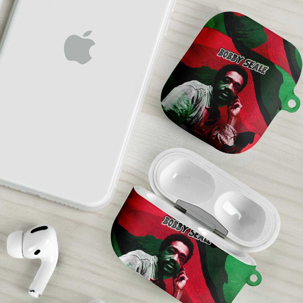 Bobby Seale AirPods Case Black Panther Logo Revolutionary Civil Rights Movement Tribute - Wonder Print Shop