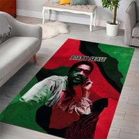 Bobby Seale Area Rug Black Panther Logo Revolutionary Civil Rights Movement Tribute - Wonder Print Shop