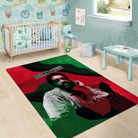 Bobby Seale Area Rug Black Panther Logo Revolutionary Civil Rights Movement Tribute - Wonder Print Shop