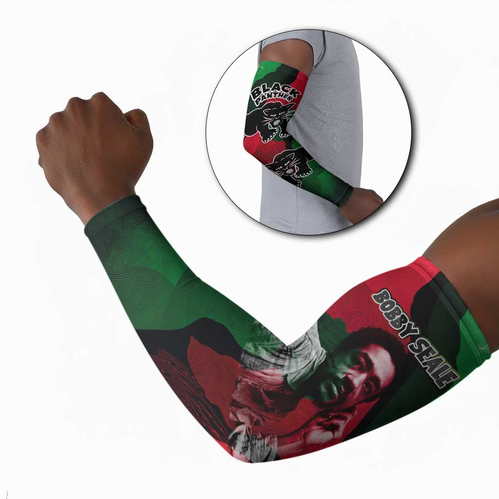 Bobby Seale Arm Sleeves Black Panther Logo Revolutionary Civil Rights Movement Tribute - Wonder Print Shop