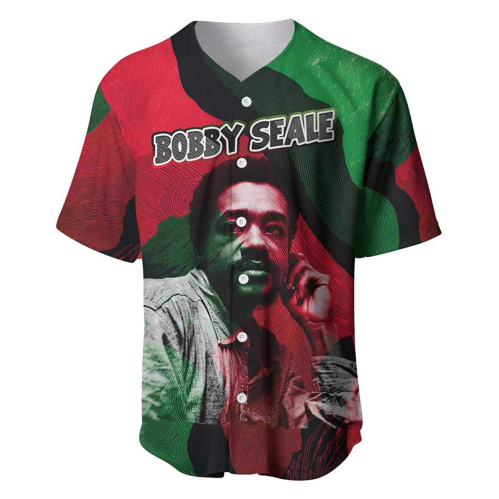 Bobby Seale Baseball Jersey Black Panther Logo Revolutionary Civil Rights Movement Tribute - Wonder Print Shop
