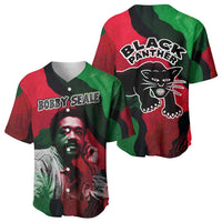 Bobby Seale Baseball Jersey Black Panther Logo Revolutionary Civil Rights Movement Tribute - Wonder Print Shop
