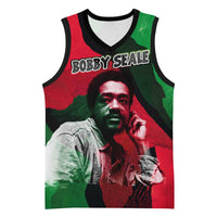 Bobby Seale Basketball Jersey Black Panther Logo Revolutionary Civil Rights Movement Tribute - Wonder Print Shop