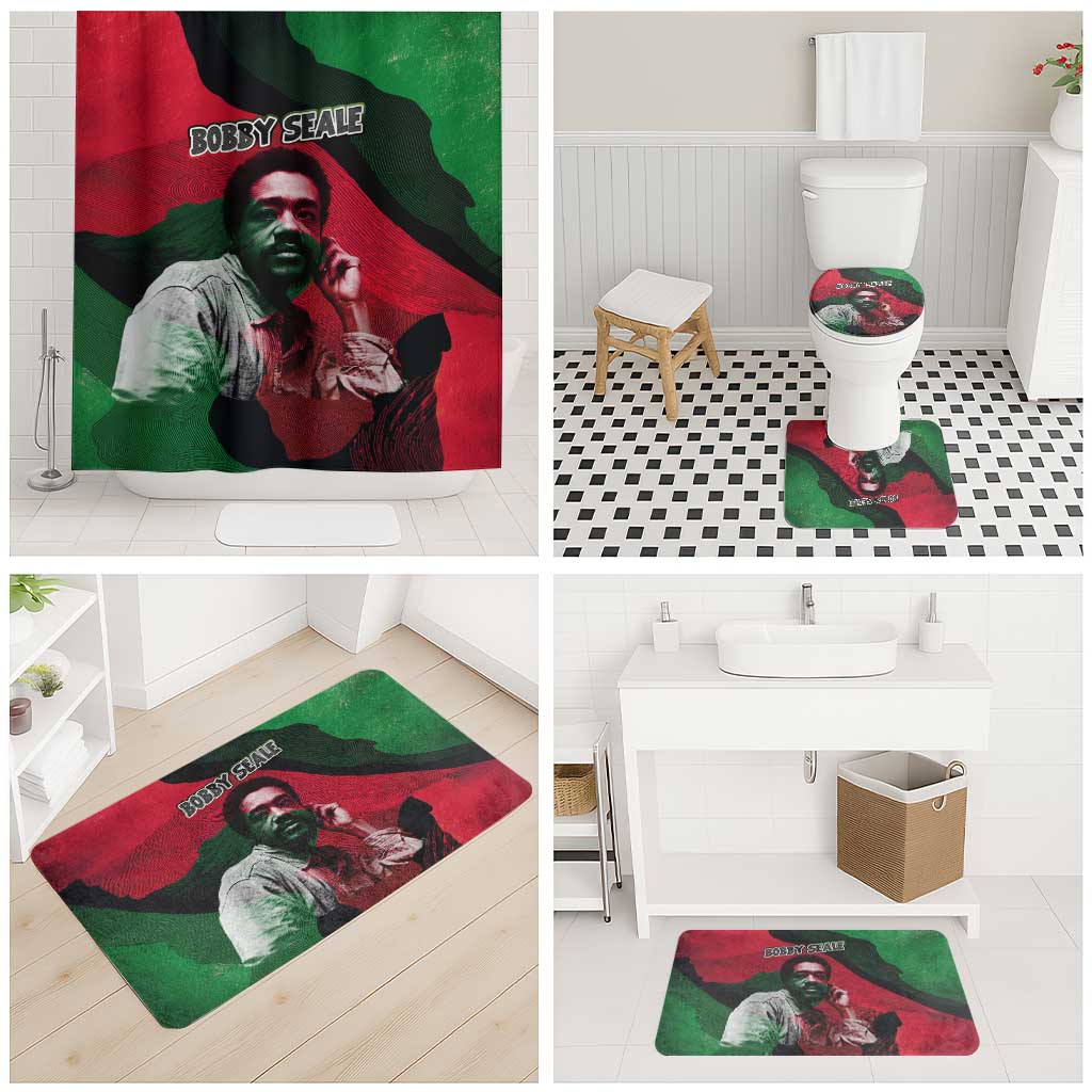 Bobby Seale Bathroom Set Black Panther Logo Revolutionary Civil Rights Movement Tribute - Wonder Print Shop