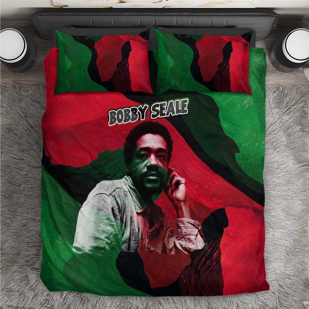 Bobby Seale Bedding Set Black Panther Logo Revolutionary Civil Rights Movement Tribute - Wonder Print Shop