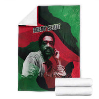 Bobby Seale Blanket Black Panther Logo Revolutionary Civil Rights Movement Tribute - Wonder Print Shop