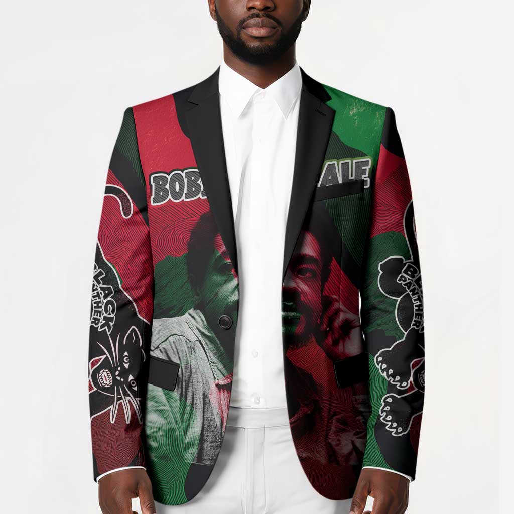 Bobby Seale Blazer Black Panther Logo Revolutionary Civil Rights Movement Tribute - Wonder Print Shop