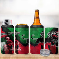 Bobby Seale 4 in 1 Can Cooler Tumbler Black Panther Logo Revolutionary Civil Rights Movement Tribute - Wonder Print Shop