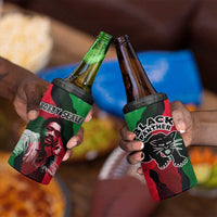 Bobby Seale 4 in 1 Can Cooler Tumbler Black Panther Logo Revolutionary Civil Rights Movement Tribute - Wonder Print Shop
