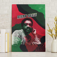 Bobby Seale Canvas Wall Art Black Panther Logo Revolutionary Civil Rights Movement Tribute - Wonder Print Shop