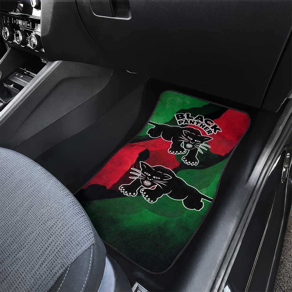 Bobby Seale Car Mats Black Panther Logo Revolutionary Civil Rights Movement Tribute - Wonder Print Shop