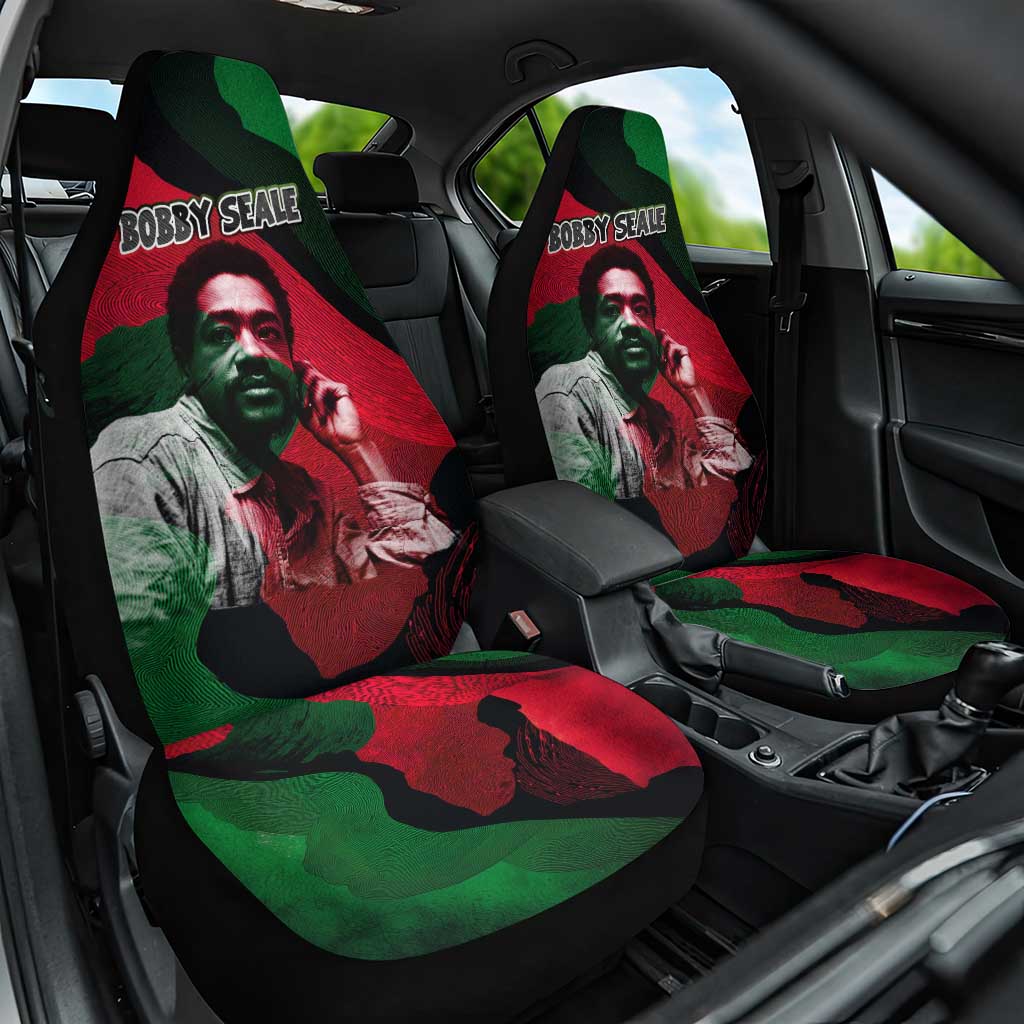 Bobby Seale Car Seat Cover Black Panther Logo Revolutionary Civil Rights Movement Tribute - Wonder Print Shop