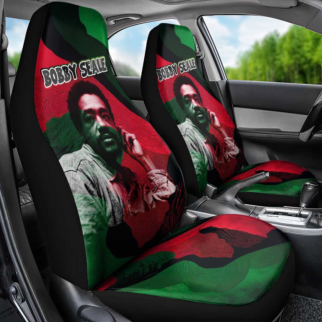 Bobby Seale Car Seat Cover Black Panther Logo Revolutionary Civil Rights Movement Tribute - Wonder Print Shop
