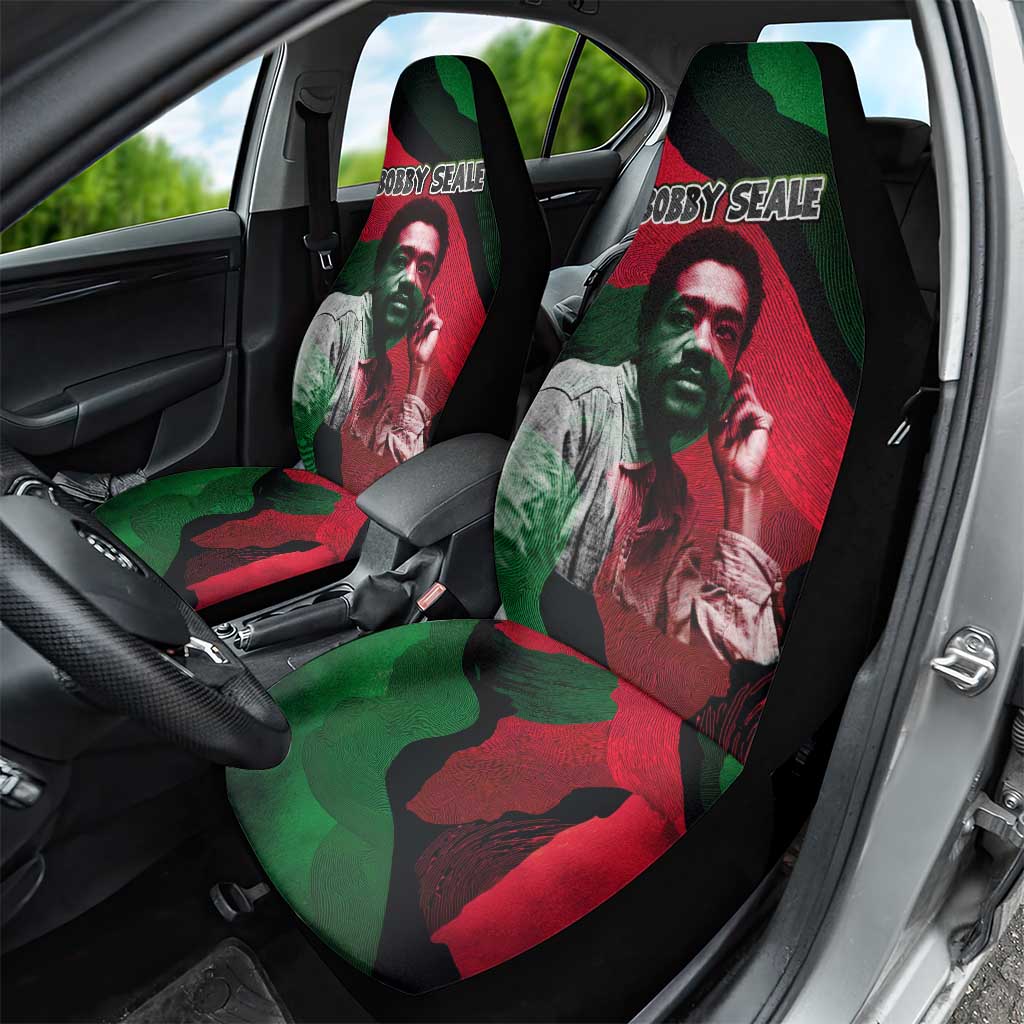Bobby Seale Car Seat Cover Black Panther Logo Revolutionary Civil Rights Movement Tribute - Wonder Print Shop