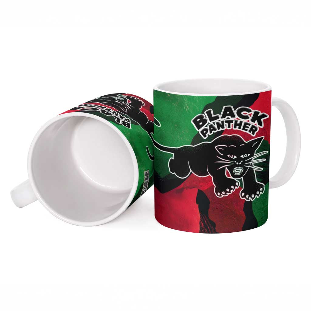 Bobby Seale Ceramic Mug Black Panther Logo Revolutionary Civil Rights Movement Tribute - Wonder Print Shop