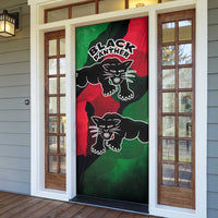 Bobby Seale Door Cover Black Panther Logo Revolutionary Civil Rights Movement Tribute - Wonder Print Shop