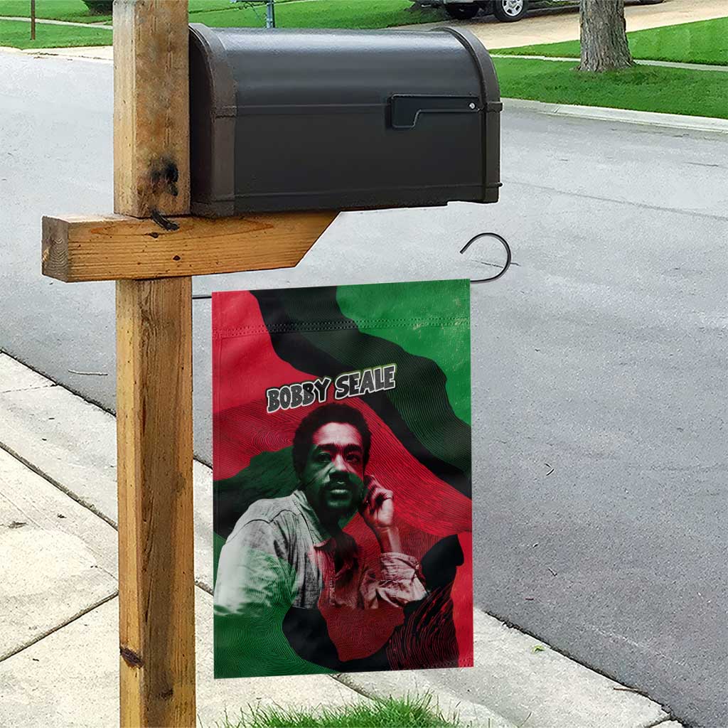 Bobby Seale Garden Flag Black Panther Logo Revolutionary Civil Rights Movement Tribute - Wonder Print Shop