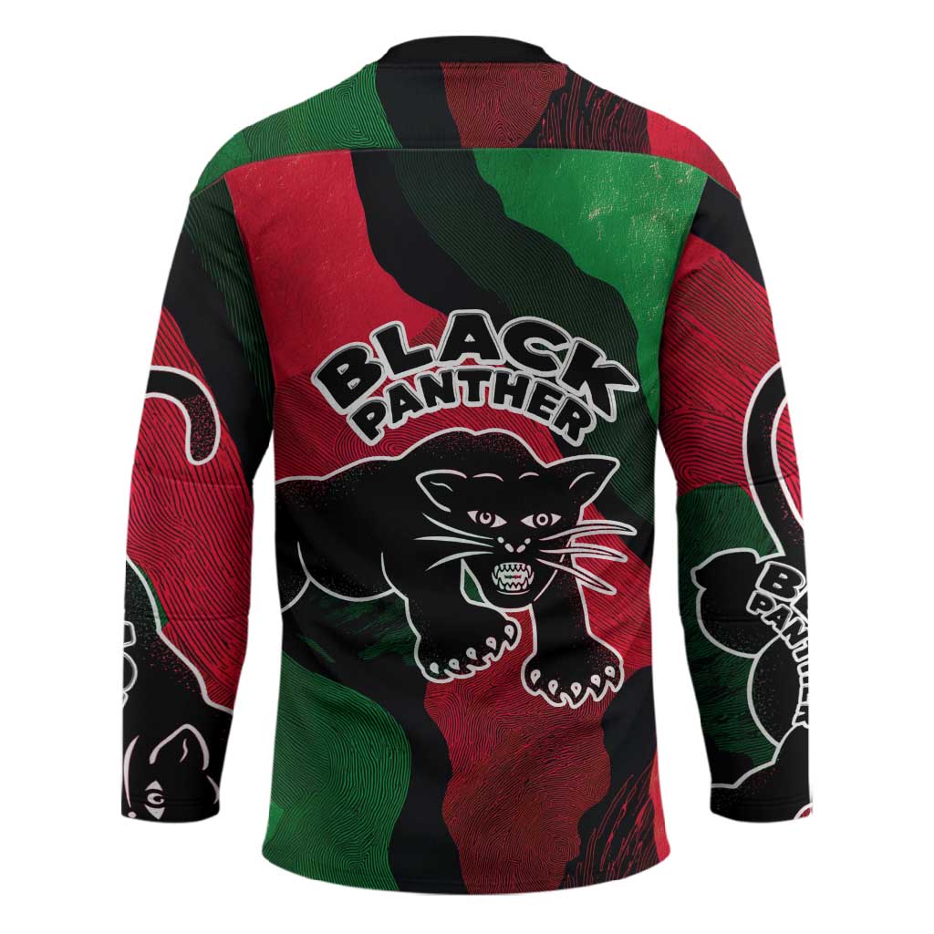 Bobby Seale Hockey Jersey Black Panther Logo Revolutionary Civil Rights Movement Tribute - Wonder Print Shop