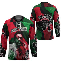 Bobby Seale Hockey Jersey Black Panther Logo Revolutionary Civil Rights Movement Tribute - Wonder Print Shop