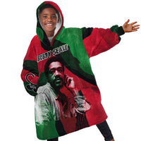 Bobby Seale Kid Wearable Blanket Hoodie Black Panther Logo Revolutionary Civil Rights Movement Tribute - Wonder Print Shop