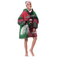 Bobby Seale Kid Wearable Blanket Hoodie Black Panther Logo Revolutionary Civil Rights Movement Tribute - Wonder Print Shop